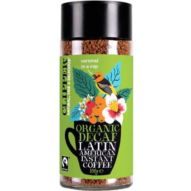 Clipper Organic Latin American Arabica Decaf Instant Coffee  100g