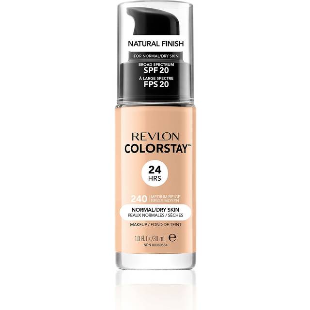 Revlon Colorstay Foundation Long Wear Makeup Normal/Dry Skin Medium Beige 30 ml
