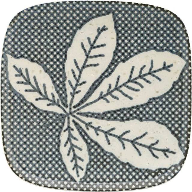 House Doctor Chestnut plate 21.6 cm grey-blue