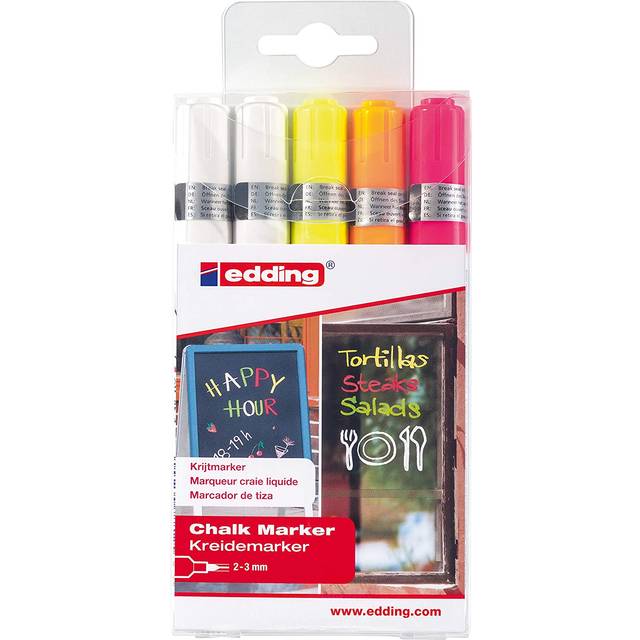 edding-4095 ass. prof chalk marker 5PC 2-3 mm / 4-4095-5999