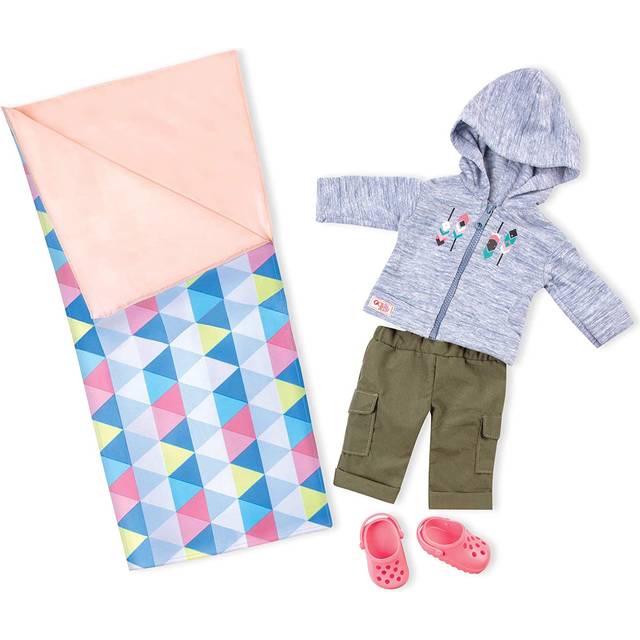 Our Generation Dolls Clothes - Cozy Camper - Deluxe Camping Outfit for 46cm Dolls - for Ages 3, 4 and up