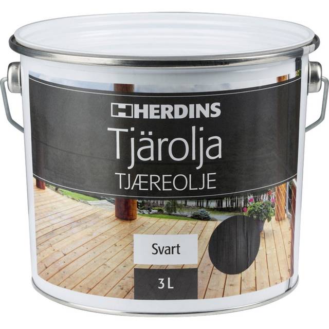Tjärolja Herdins Svart 3L