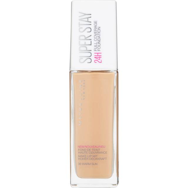 Maybelline Foundation, Superstay 24H Longlasting Foundation 36 Warm Sun