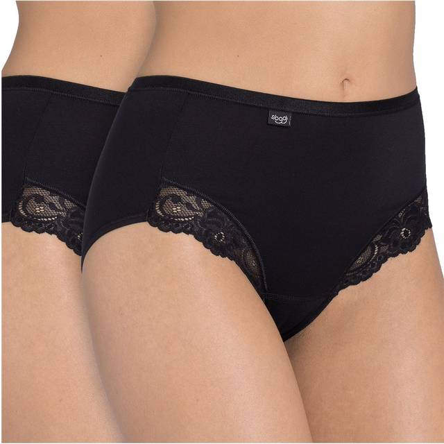Sloggi 2-pack Romance Maxi - Black - 50