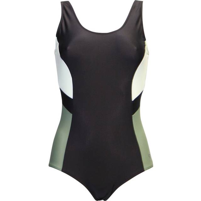 Lykke R Swimsuit - Black/Green/White