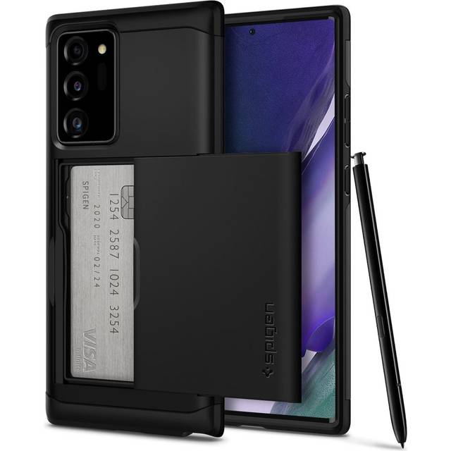 Spigen Slim Armor CS Case Kompatibel med Samsung Galaxy Note 20 Ultra Fodral Skal -Black
