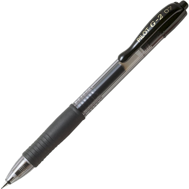 Pilot G2 Rollerball Pen Black Medium 0.4 mm Refillable Pack of 12