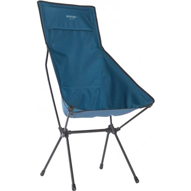 Vango Micro Steel Chair Tall: Mykonos Blue Colour: Mykonos Blue