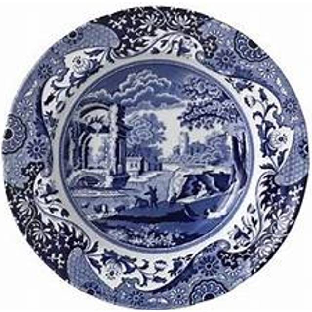 Blue Italian Soup Plate, 23 cm