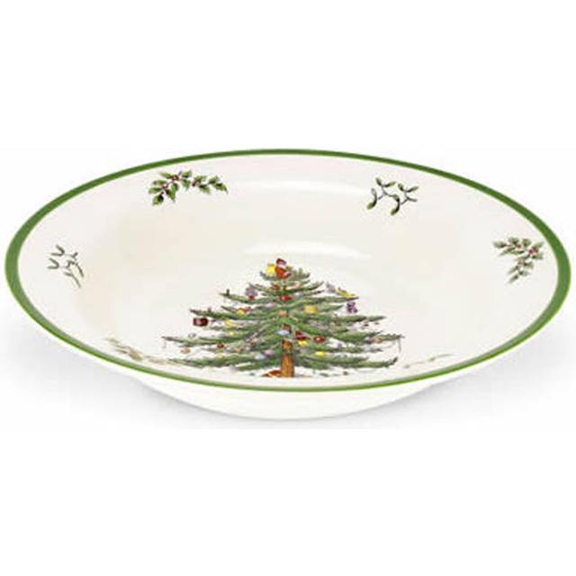 Christmas Tree Sopptallrik, Ø 23cm - Spode