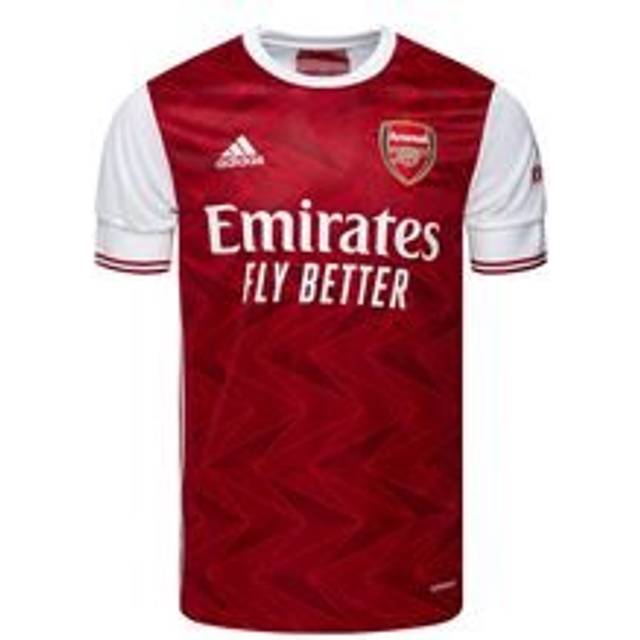 '20-'21 Arsenal Home Shirt Men's Red Polyester Made By: Adidas