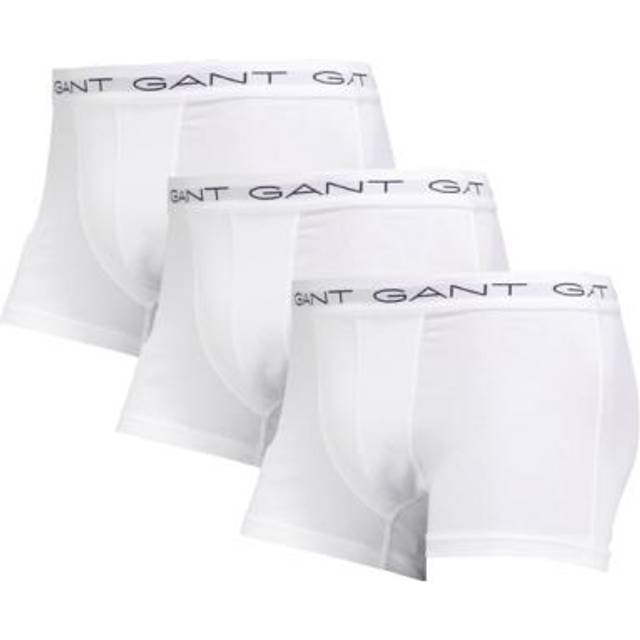Gant 3-pack Essential Basic CS Trunks - White - X-Large * Kampanj *