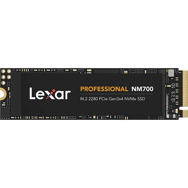 Lexar Professional NM700 M.2 2280 PCIe NVMe 512GB SSD, Gaming, Up To 3500MB/s (LNM700-512RB)