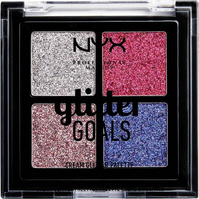 NYX Professional Make Up NYX Glitter Goals Cream Glitter Palette 4g Lo