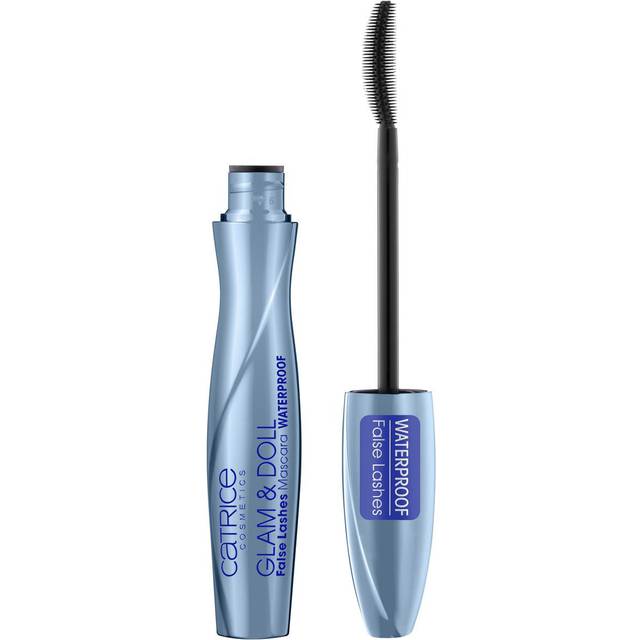 Catrice Glam & Doll False Lashes Maskara med effekten av lösögonfransar Vattentät Skugga 010 Black 10 ml