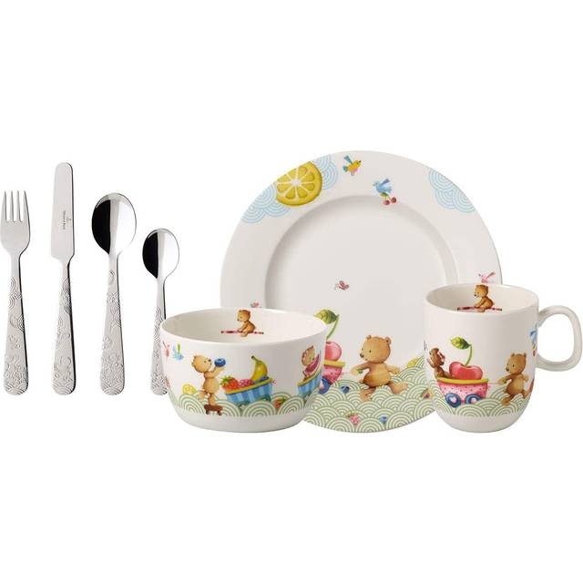 Villeroy & Boch - Barnservis 7 Delar Hungry Bear - Multi