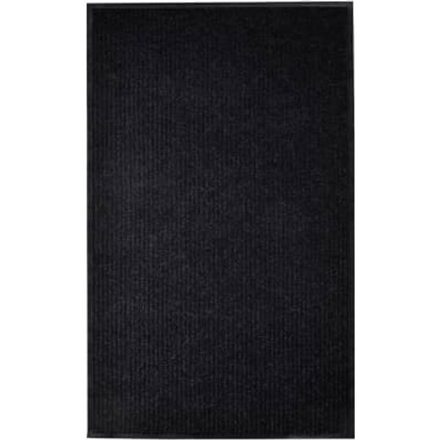 vidaXL Door Mat Black 117x220 cm PVC