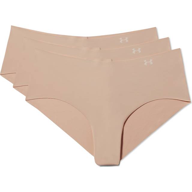 3-Pack Seamless Logo Beige PS Thong