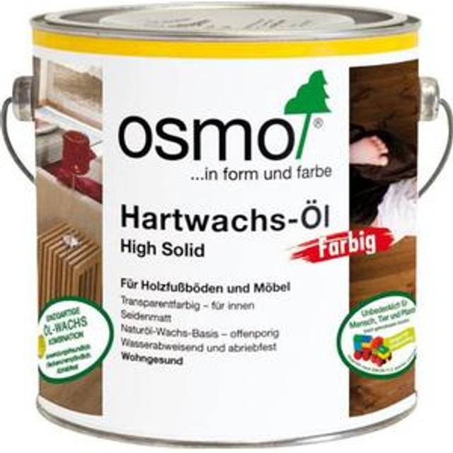 OSMO Hård vaxolja 2,5 L, 3040 vit transparent