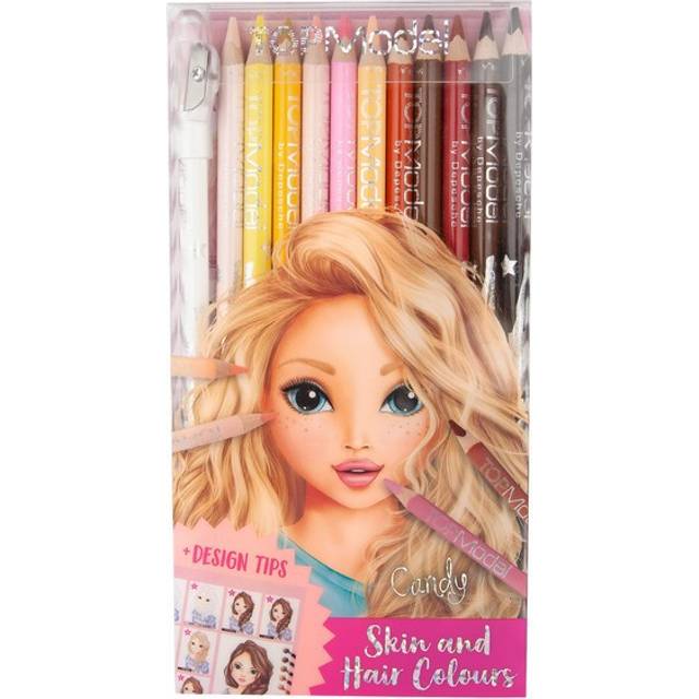 TOPModel Coloured Pencils Set (Hair and Skin Colours)