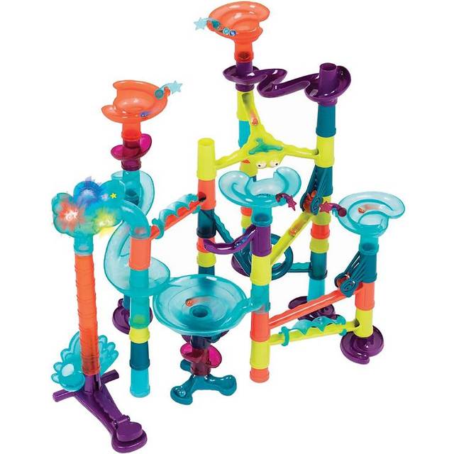 B. toys Branford LTD B. toys ? Marble-Palooza ? 62 Pieces Marble Run Toy with Lights and Sound ? BPA Free STEM Toy Marble Track for Kids 3 years +