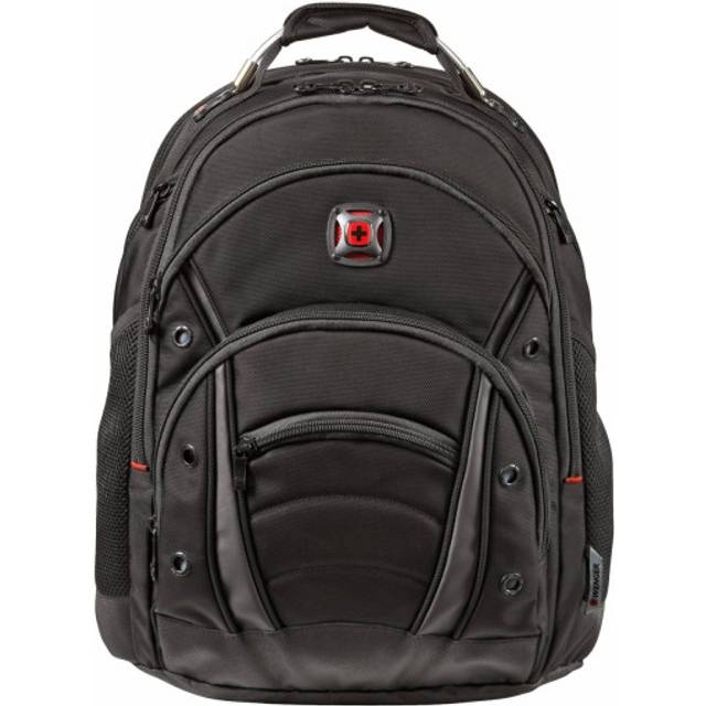 WENGER Synergy Ballistisk laptopryggsäck med surfplatta, bärbar dator upp till 16 tum, surfplatta upp till 10 tum, 30 l, kvinnor män, kontor affärsresor uni, svart, 605074