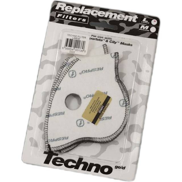 Respro Spare Techno filter - Pack of two (L) Size: L
