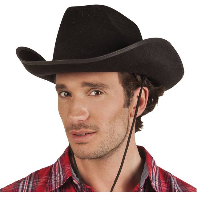 Boland 04071 – hatt, cowboy, för vuxna, huvudbonad, filtlook, rodeo ryttare, vilda västar, kostym, karneval, temafest