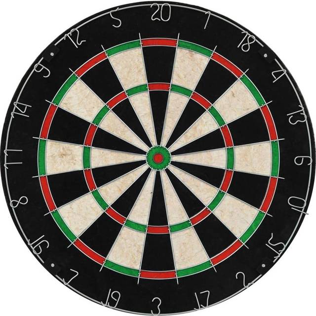 vidaXL Professionell darttavla sisal med 6 pilar