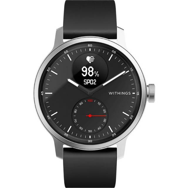 Withings ScanWatch Hybrid Smartwatch med EKG, pulssensor och oximeter