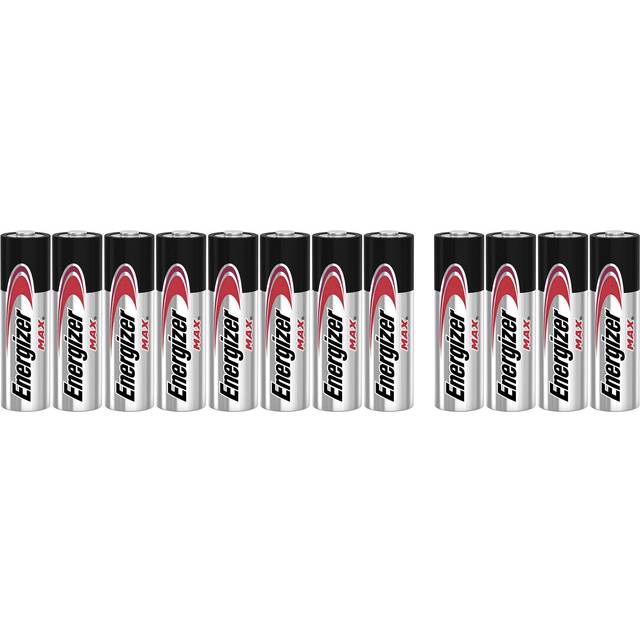 Energizer Max AA Batteries, Alkaline, 12 Pack