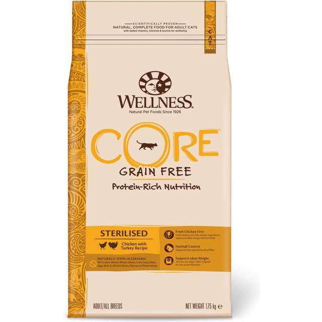 CORE Petfood Cat Adult Sterilised Grain Free Chicken & Turkey Dry 1,75 kg