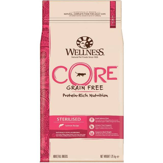 CORE Petfood Cat Adult Sterilised Grain Free Salmon Dry 1,75 kg