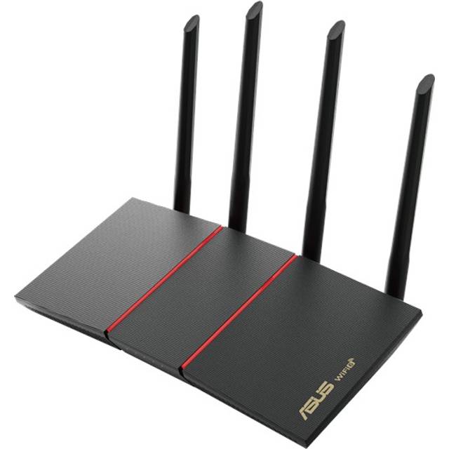 Asus Router RT-AX55 AX1800 Dual-Band, 802.11ax, 1775 Mbit/s, RJ-45 4 Portar