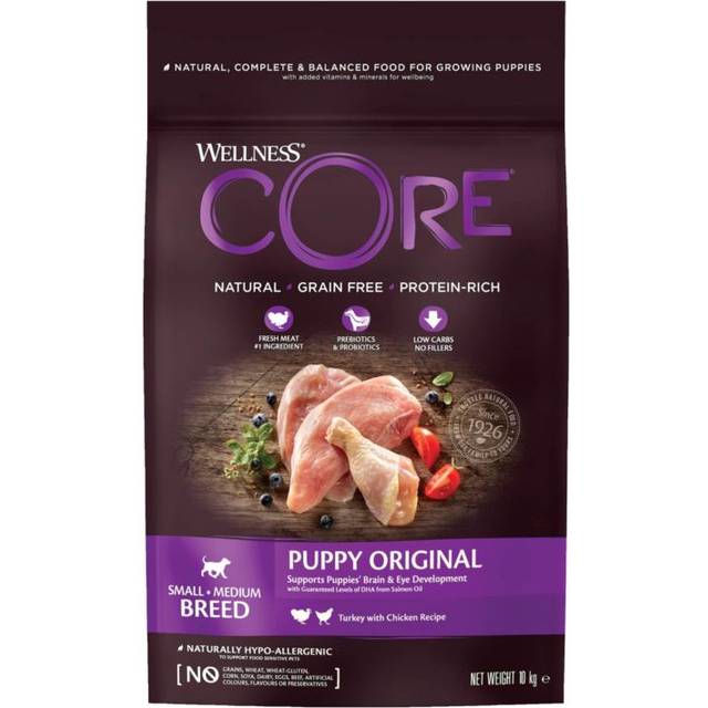 CORE Petfood Dog Puppy Original Small & Medium Chicken & Turkey Dry 10 kg