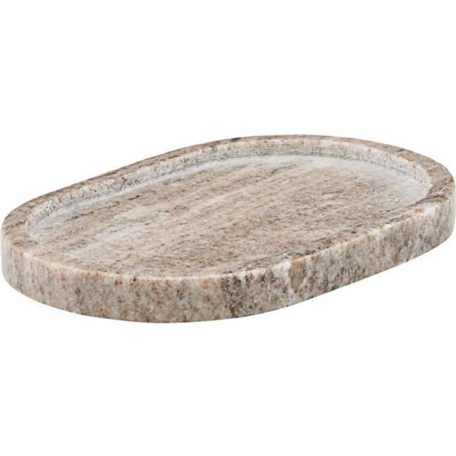 Meraki Meraki oval bricka beige 12,5x19,5 cm - Beige