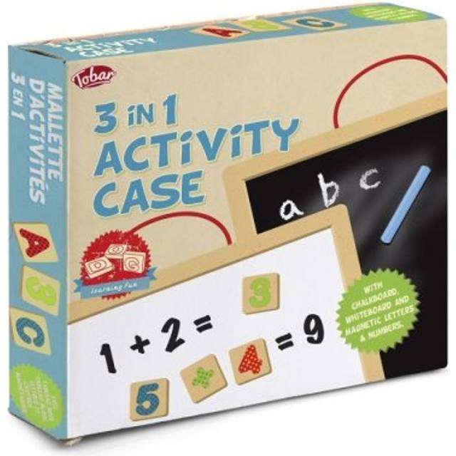 Tobar-Wooden 3-in-1 Activity Case