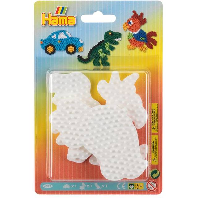 Hama Beads Childrens Three Piece Mixed Pegboards Set