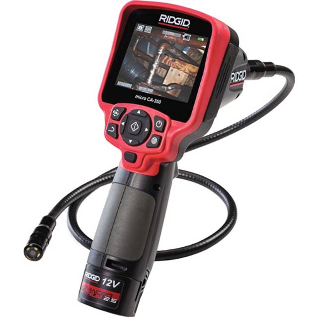Inspektionskamera micro CA-350, 3,5 Zoll 640x480 17mm LED 4 Kabel-L.900mm RIDGID