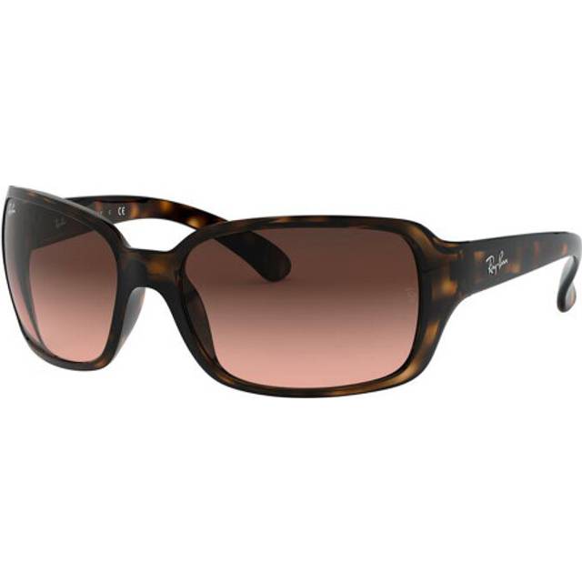 Ray-Ban RB 4068 642/A5, RECTANGLE Sunglasses, FEMALE - Havana