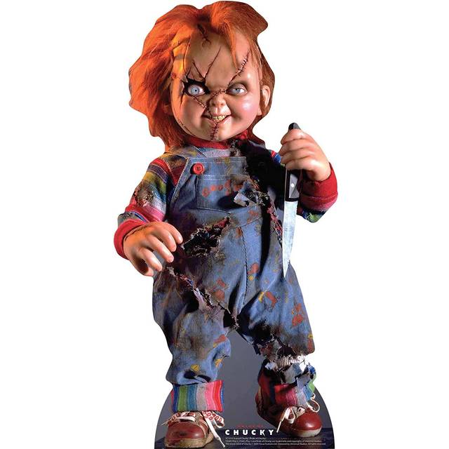 Scarred Chucky Lifesize Cardboard Cutout