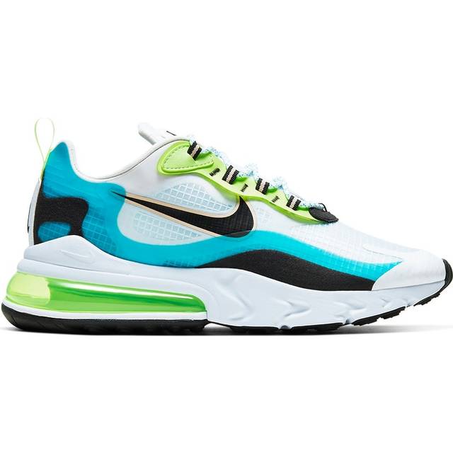 Nike Childrens Unisex Air Max 270 React Se Gs White Trainers - Size UK 4.5