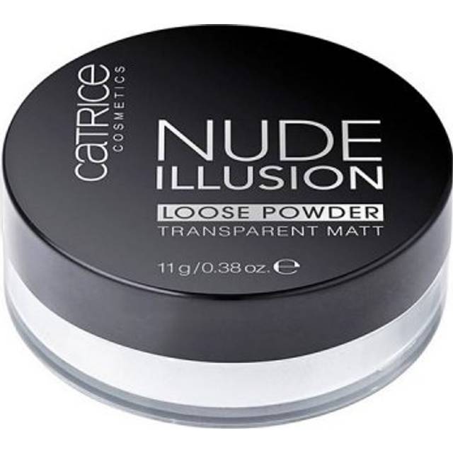 Catrice Nude Illusion löst pulver, transparent, långvarig, matt, för torr hud, vegansk, oljefri, parfym, utan alkohol, 1-pack (11 g)