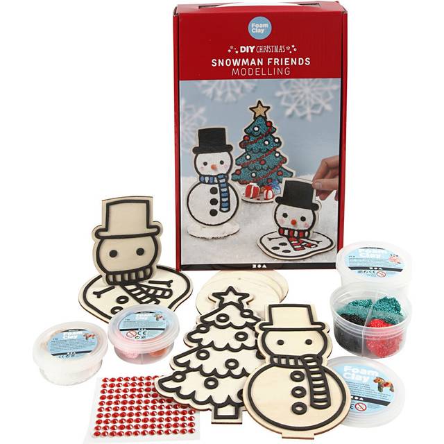 DIY Christmas Snögubbe och julgran (Modellering)