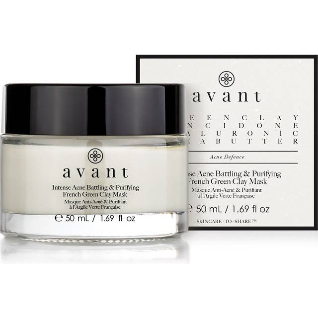 Avant Skincare Intense Acne Battling and Purifying French Green Clay Mask 50ml