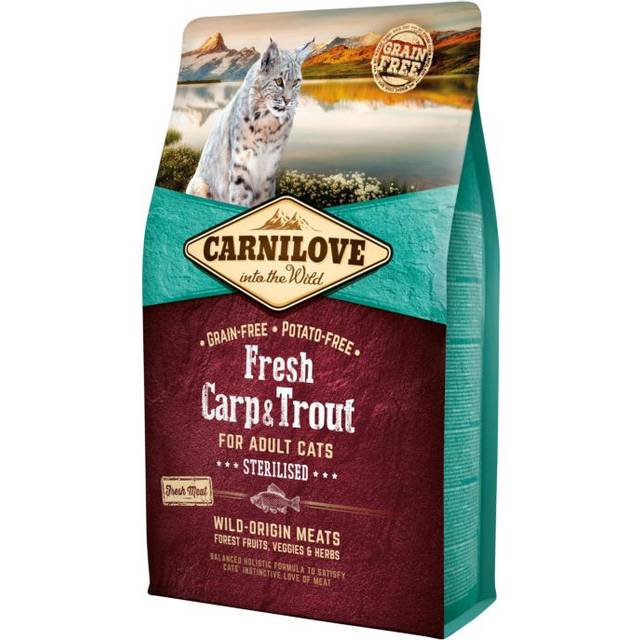 Carnilove Fresh Adult Sterilised Cat med karp & öring - 6 kg