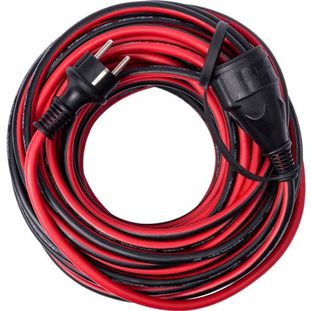 Skarvsladd Plast Ip44 Röd/Svart 20M 3G1.5 Rkk (H05vv-F)