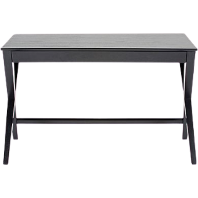 Florence Writex Single Drawer Office Desk Black - Furniture To Go