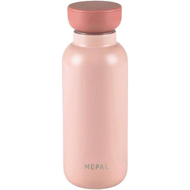 Mepal Thermal Ellipse 350ml Nordic Green - Keeps Drinks Cold or Hot for Long - Stainless Steel Water Bottle - Double Wall Insulated - Leak Proof