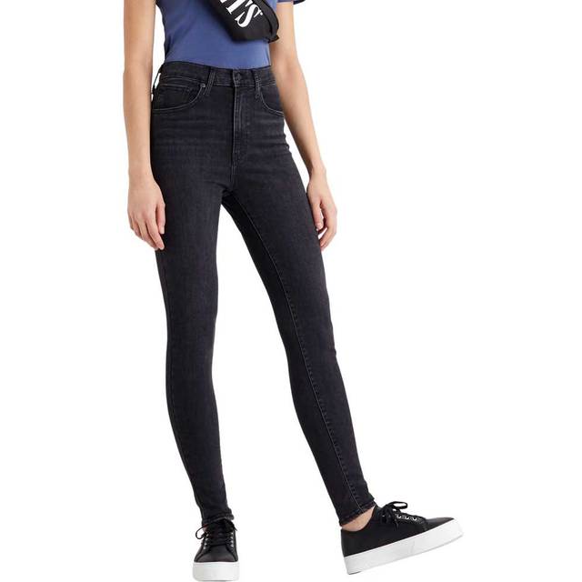 Levi's dam Jeans Mile High Super Skinny Jeans, Black Ground, 25W / 32L